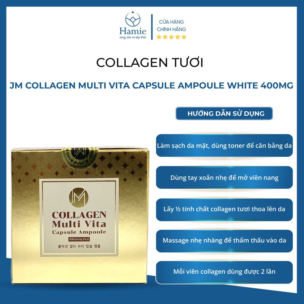 Collagen Multi Vita 38 viên Ampoule 400mg Hàn Quốc 38 Viên