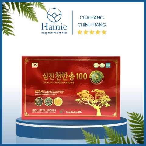 Viên uống Tinh Dầu Thông Đỏ Hàn Quốc Samjin Cheonhansong 500mg 120 Viên