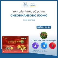 Viên uống Tinh Dầu Thông Đỏ Hàn Quốc Samjin Cheonhansong 500mg 120 Viên