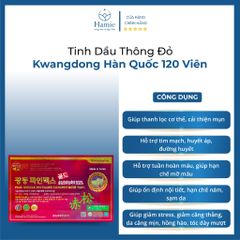 Tinh Dầu Thông Đỏ Kwangdong Hàn Quốc 120 Viên