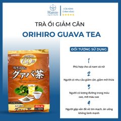 Trà Ổi Giảm Cân Orihiro Guava Tea Nhật Bản 2gr x 60 Gói