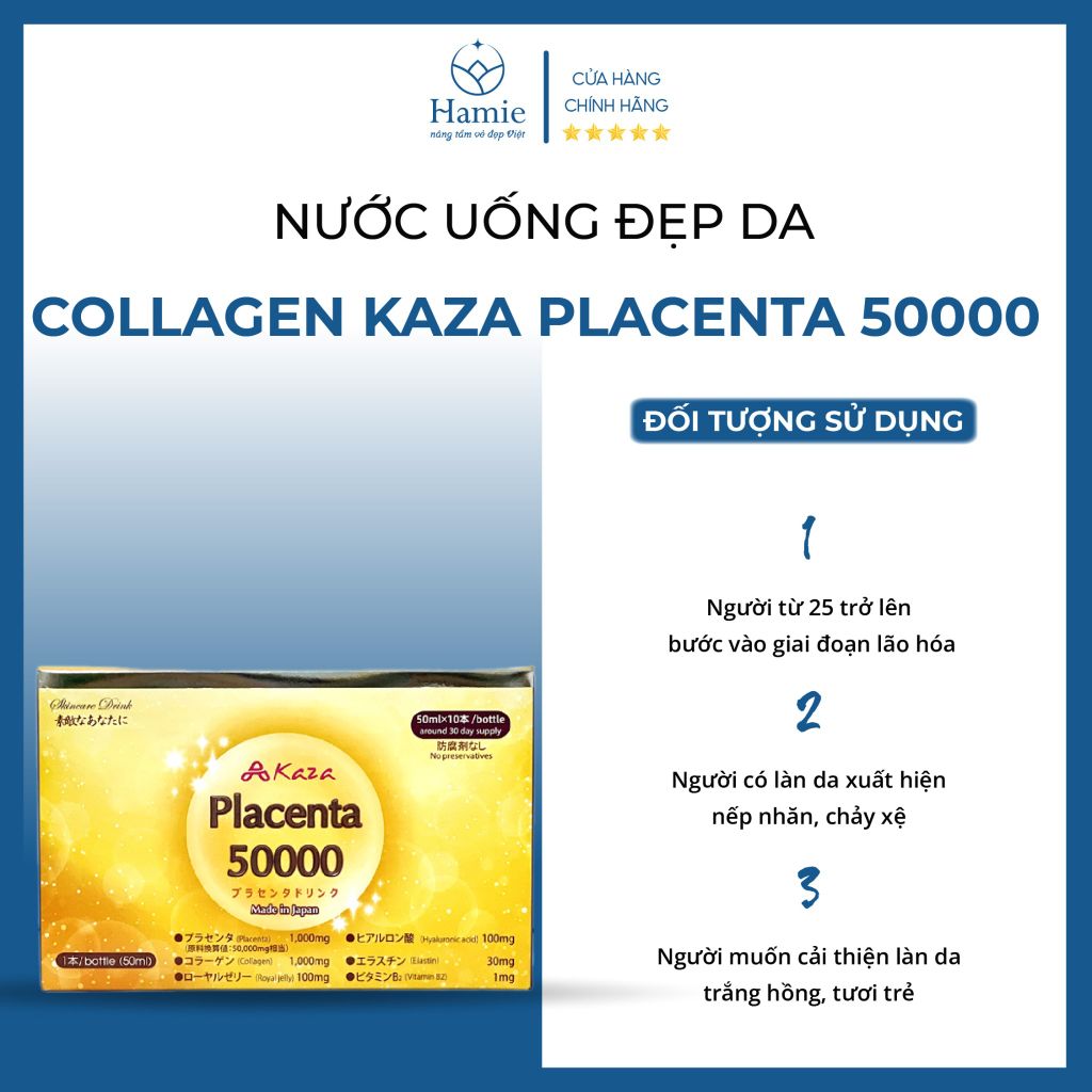 Collagen Kaza Nước Uống Đẹp Da 50000 50ml Nhật Bản