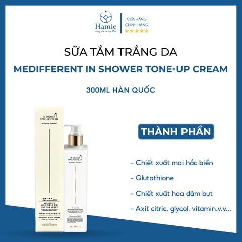 Sữa Tắm Truyền Trắng Medifferent In Shower Tone-Up Cream 300ml Hàn Quốc