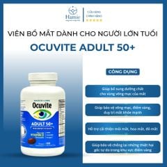 Ocuvite 150 Viên Bổ Mắt Dành Cho Người Lớn Tuổi Adult 50+Mỹ