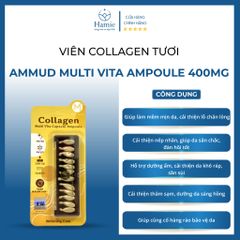 Viên Collagen Tươi Ammud Multi Vita Ampoule 400mg Hàn Quốc 12 Viên