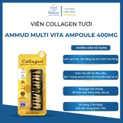 Viên Collagen Tươi Ammud Multi Vita Ampoule 400mg Hàn Quốc 12 Viên