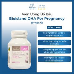 Bioisland Cho Bà Bầu DHA For Pregnancy 60 Viên Úc