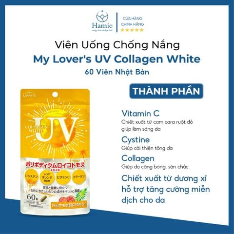 Chống Nắng Dạng Viên My Lover's UV Collagen White 60 Viên Nhật Bản