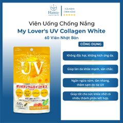 Chống Nắng Dạng Viên My Lover's UV Collagen White 60 Viên Nhật Bản