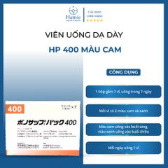HP 400 Viên Uống Dạ Dày Lansuo Màu Cam 10 Viên x 7 Vỉ Nhật Bản