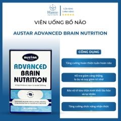 Bổ Não Austar Advanced Brain Nutrition 60 Viên Úc