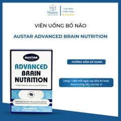 Bổ Não Austar Advanced Brain Nutrition 60 Viên Úc
