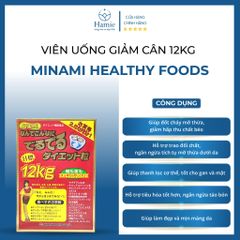 Viên Uống Giảm Cân 12kg Minami Healthy Foods Nhật Bản Hộp 75 Gói