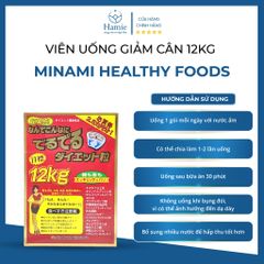 Viên Uống Giảm Cân 12kg Minami Healthy Foods Nhật Bản Hộp 75 Gói