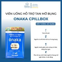 Viên Uống Hỗ Trợ Tan Mỡ Bụng Onaka Cpillbox 60 Viên Nhật Bản