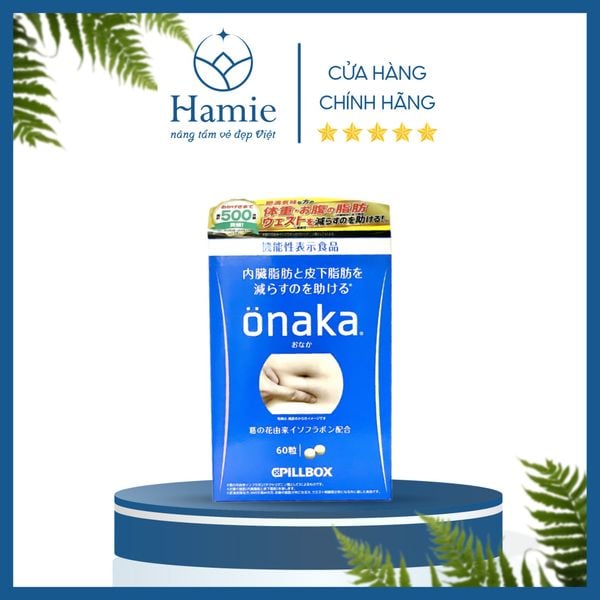Viên Uống Hỗ Trợ Tan Mỡ Bụng Onaka Cpillbox 60 Viên Nhật Bản