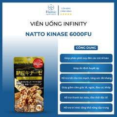 Viên Uống Ngừa Tai Biến Infinity Natto Kinase 6000FU 60 Viên Nhật Bản