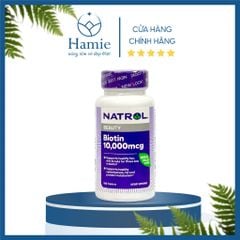 Thuốc Mọc Tóc Biotin của Mỹ 10,000mcg 100 Viên