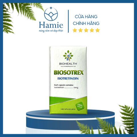 Viên Uống Ngừa Mụn Biosotrex Mỹ Hộp 100 Viên