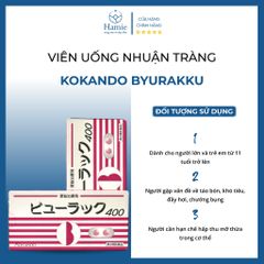 Detox Kokando Byurakku Nhuận Tràng 400 Viên Nhật Bản