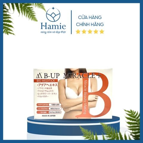 B-Up Miracle+ Viên Uống Nở Ngực, Mông 60 Viên Nhật Bản