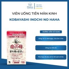 Viên Uống Tiền Mãn Kinh Kobayashi Inochi No Haha 840 Viên Nhật Bản