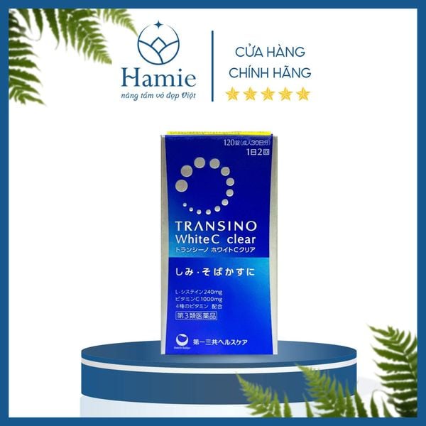 Transino White C - Viên Uống Trắng Da Giảm Nám 120 Viên Nhật Bản