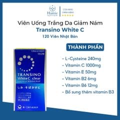Transino White C - Viên Uống Trắng Da Giảm Nám 120 Viên Nhật Bản