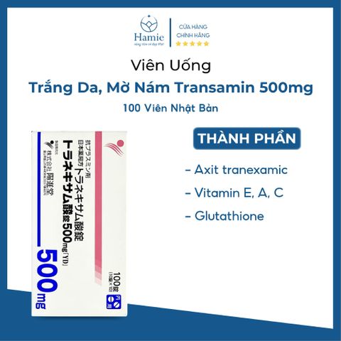 Viên Uống Mờ Nám Transamin 500mg 100 Viên Nhật Bản