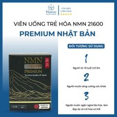 NMN 21600 Premium Viên Uống Trẻ Hóa Nhật Bản Hộp 60 Viên