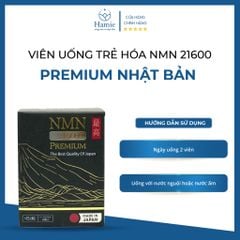 NMN 21600 Premium Viên Uống Trẻ Hóa Nhật Bản Hộp 60 Viên