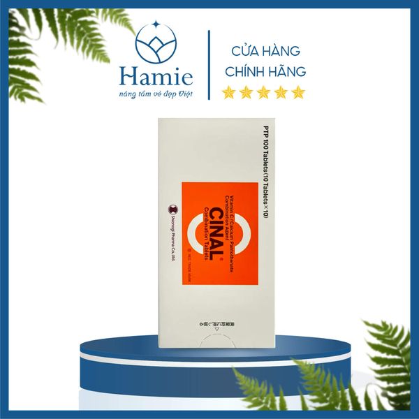 Vitamin C trắng da dạng viên Mờ Nám Cinal C Nhật Bản 100 Viên