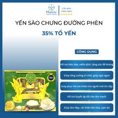 Yến Sào Chưng Đường Phèn 35% Tổ Yến 70ml x 6 Lọ Việt Nam