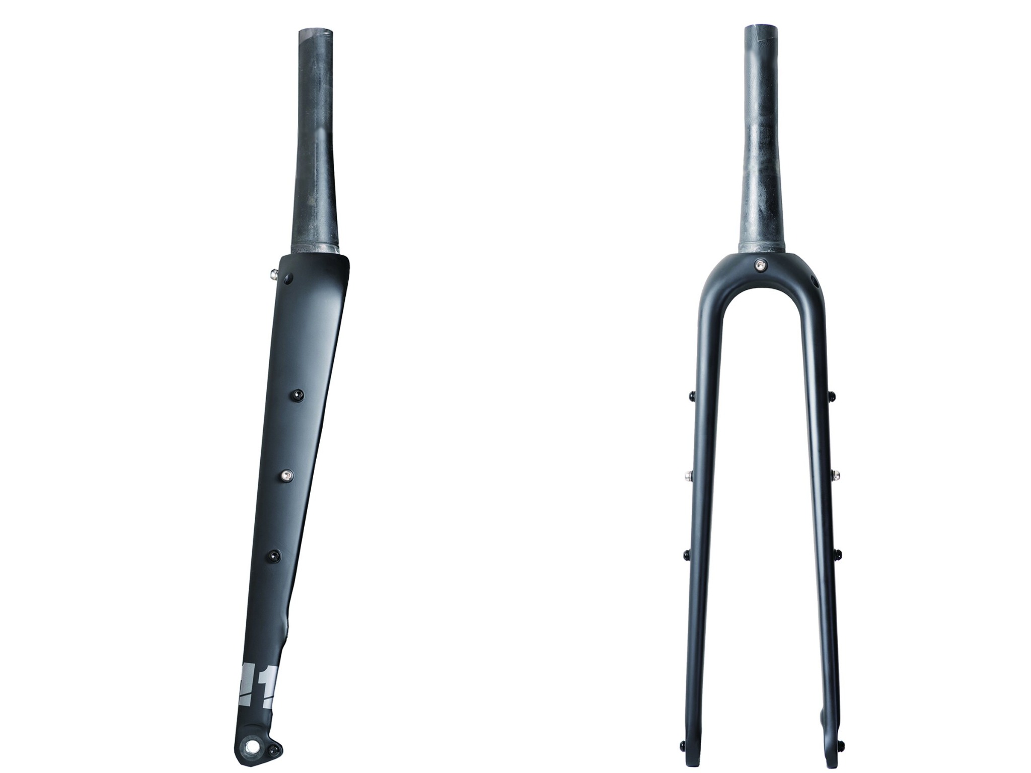PHUỘC No. 11 CARBON FORK MATTE BLACK