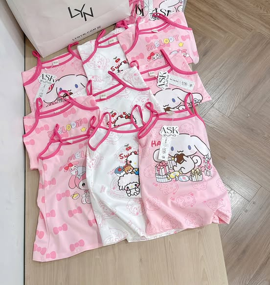  Set 3 váy kitty melody cho be B1 