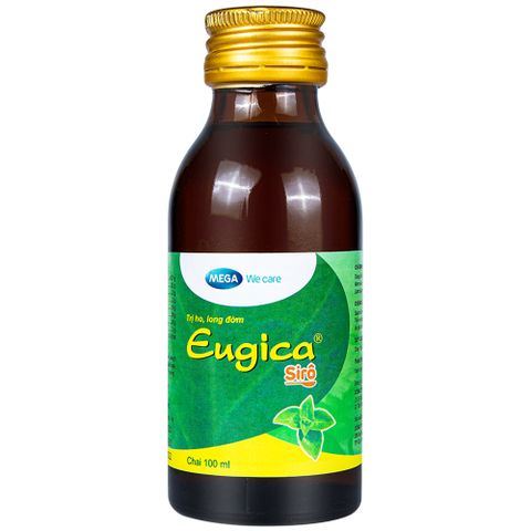  Siro Eugica DHG hỗ trợ điều trị ho, long đờm (100ml) 