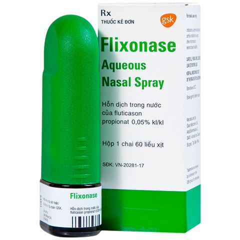  Xịt mũi Flixonase 0.05% GSK điều trị viêm mũi dị ứng (60 liều) 