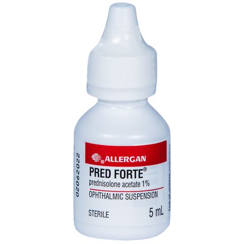  Hỗn dịch nhỏ mắt Pred Forte Allergan điều trị các chứng viêm đáp ứng với steroid (5ml) 