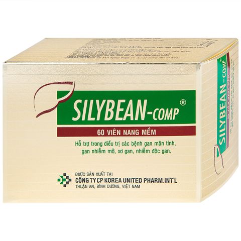  Thuốc Silybean-Comp United hỗ trợ điều trị bệnh gan mãn tính, gan nhiễm mỡ (6 vỉ x 10 viên) 