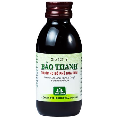  Siro ho Bảo Thanh điều trị các chứng ho, viêm phổi (125ml) 