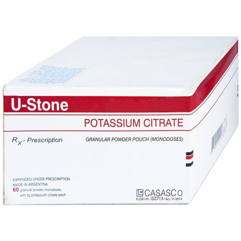  Bột pha uống U-Stone Casasco điều trị và phòng ngừa sỏi thận (60 gói) 