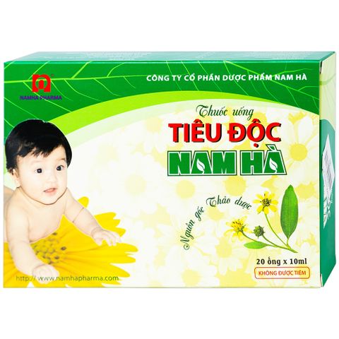  Dung dịch Tiêu Độc Nam Hà giải nhiệt độc, tiêu viêm (20 ống x 10ml) 