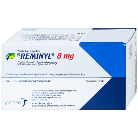  Thuốc Reminyl 8mg Janssen điều trị sa sút trí tuệ (4 vỉ x 7 viên) 