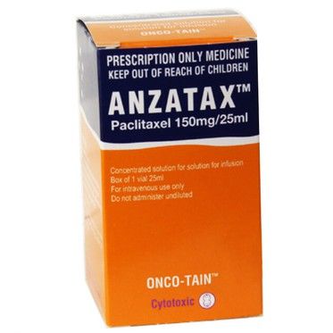  Dung dịch Anzatax 150mg/25ml Pfizer điều trị ung thư buồng trứng, ung thư vú (25ml) 