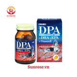  DPA, DHA, EPA, VITAMIN E ORIHIRO viên uống Tpbvsk - chuẩn Nhật Bản, Hộp/120 viên 
