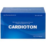  Thuốc Cardioton Lipa Pharma điều trị suy tim, tăng huyết áp, bổ sung năng lượng (6 vỉ x 10 viên) 