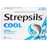  Viên ngậm Strepsils Cool Reckitt Benckiser điều trị viêm họng (2 vỉ x 12 viên) 