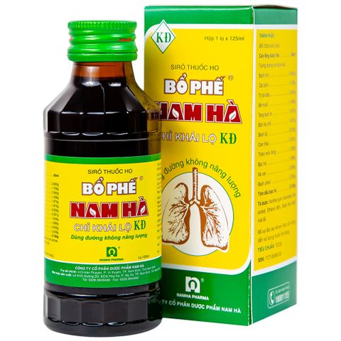  Siro thuốc ho Bổ Phế Nam Hà Chỉ Khái Lộ KĐ chuyên trị ho do cảm mạo, ho gió, ho khan, ho có đờm (125ml) 