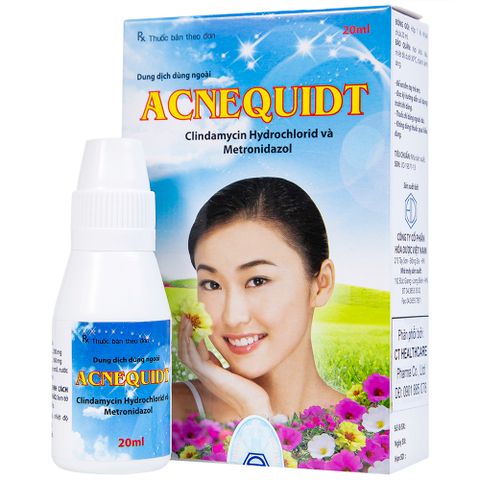  Dung dịch dùng ngoài Acnequidt Hóa Dược điều trị bệnh trứng cá (20ml) 