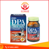  Viên uống DPA DHA EPA Vitamin E Orihiro – Hỗ trợ phát triển não bộ & thị lực – Hộp 120 viên 